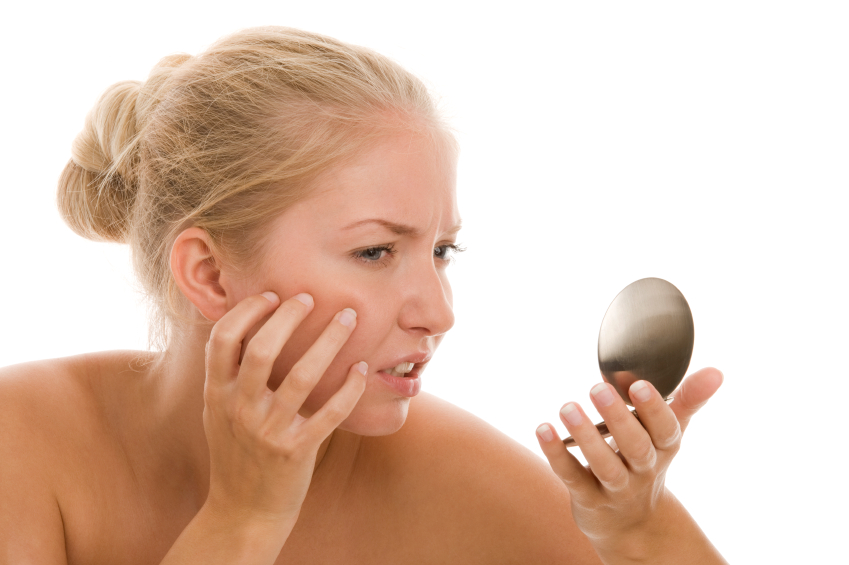 getting a pimple