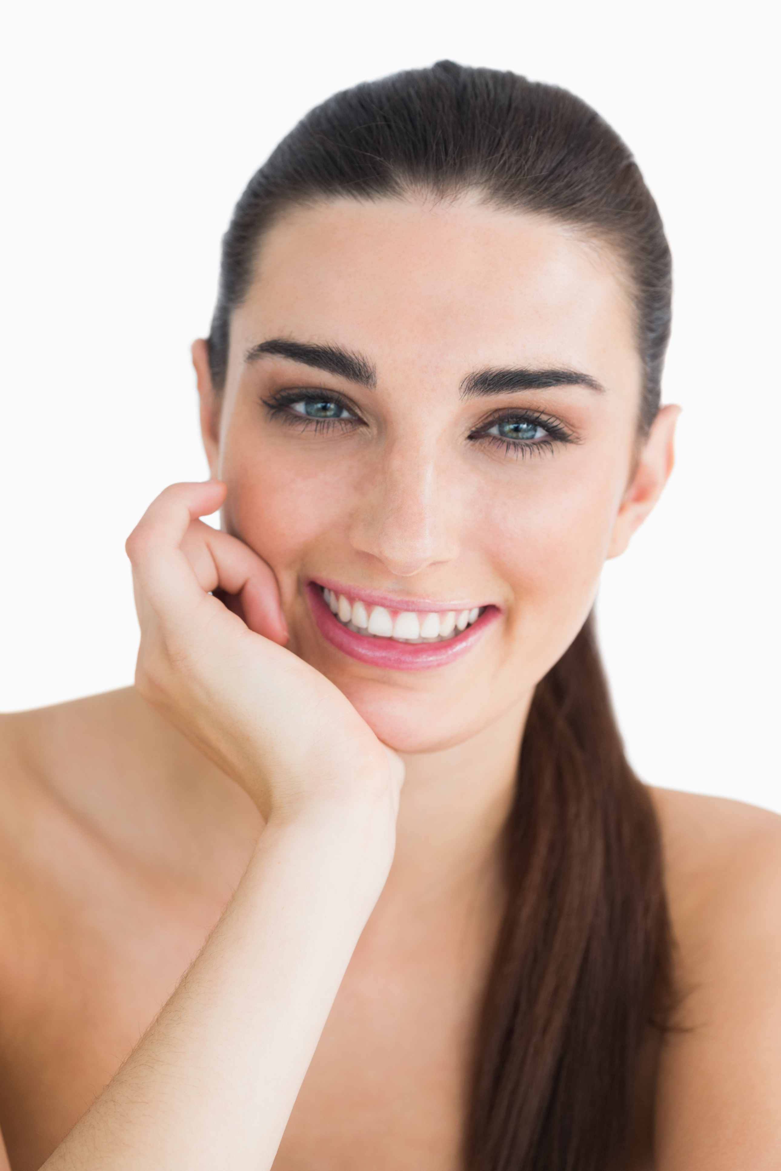 woman smiling