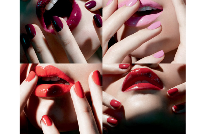 matching lipstick and nail polish sets