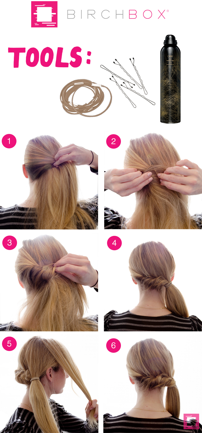 How To Get A Side Pony Roll And Twist Stylecaster