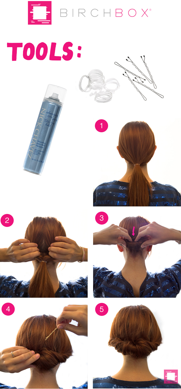 PONYO Ponytail Holders 2 Hairstyles for backtowork French Roll    PonyO Hair Accessories