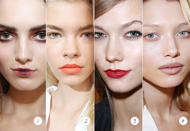 Oscar de la Renta Shows Off Four Different Makeup Looks for Fall 2013 |  StyleCaster