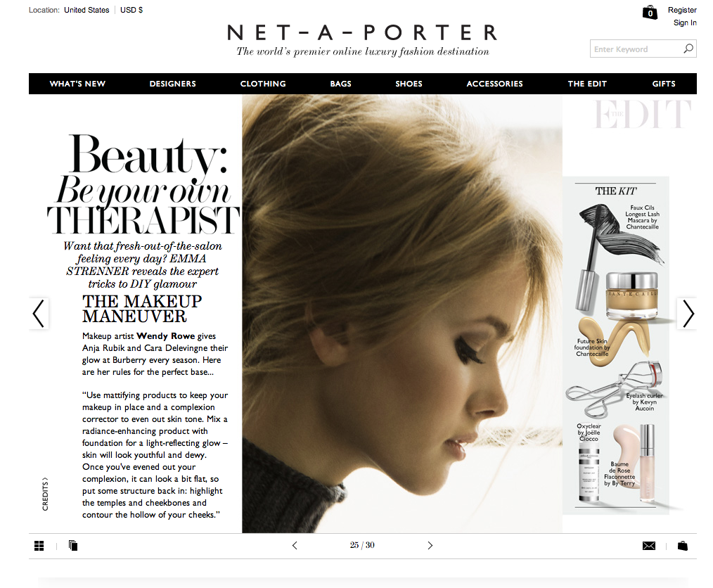 Net-a-porter launching beauty products