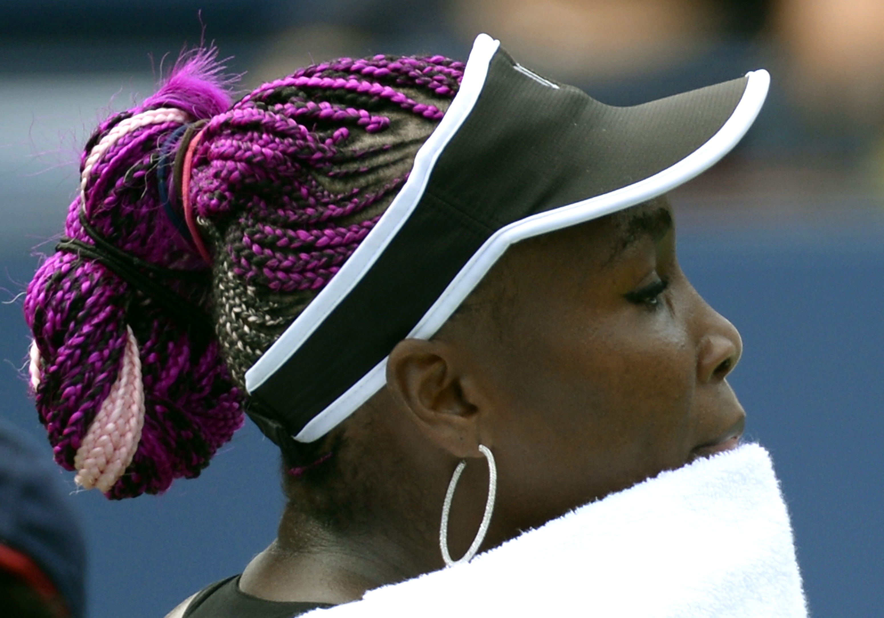 venus williams purple hair venus williams purple hair