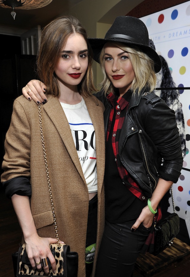Lily Collins and Julianne Hough