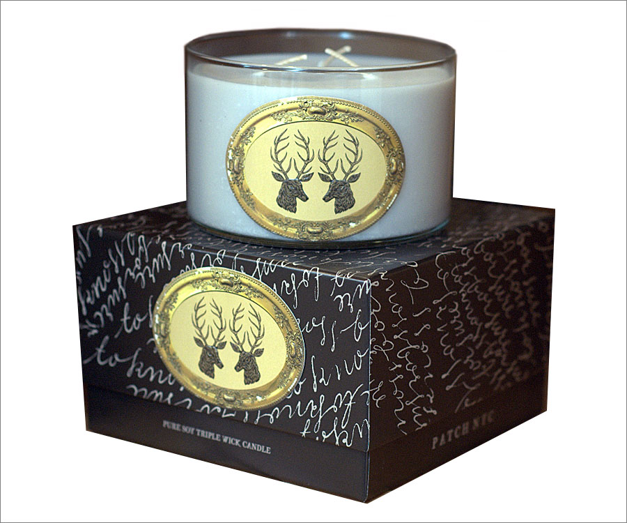 Patch NYC Stag Candle