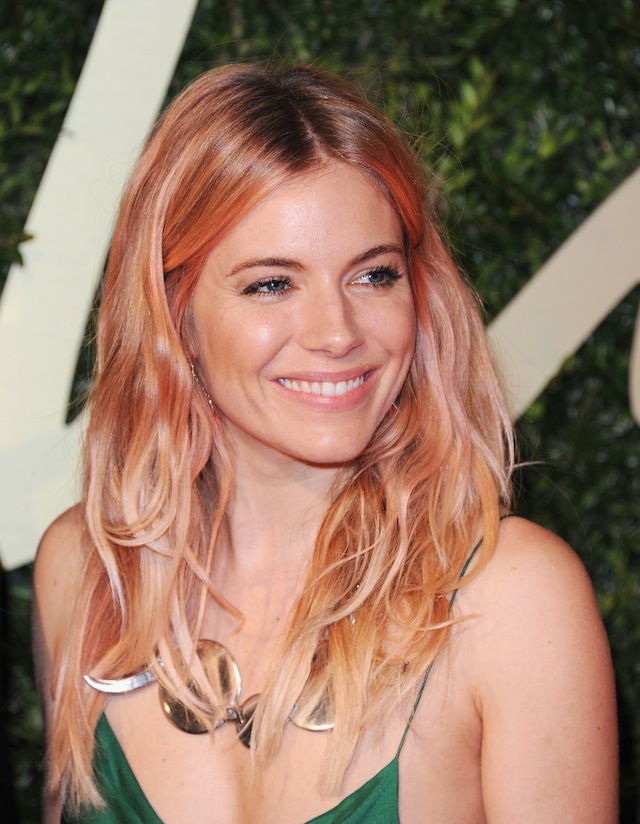 Sienna Miller Dyes Her Hair Rose Gold | StyleCaster