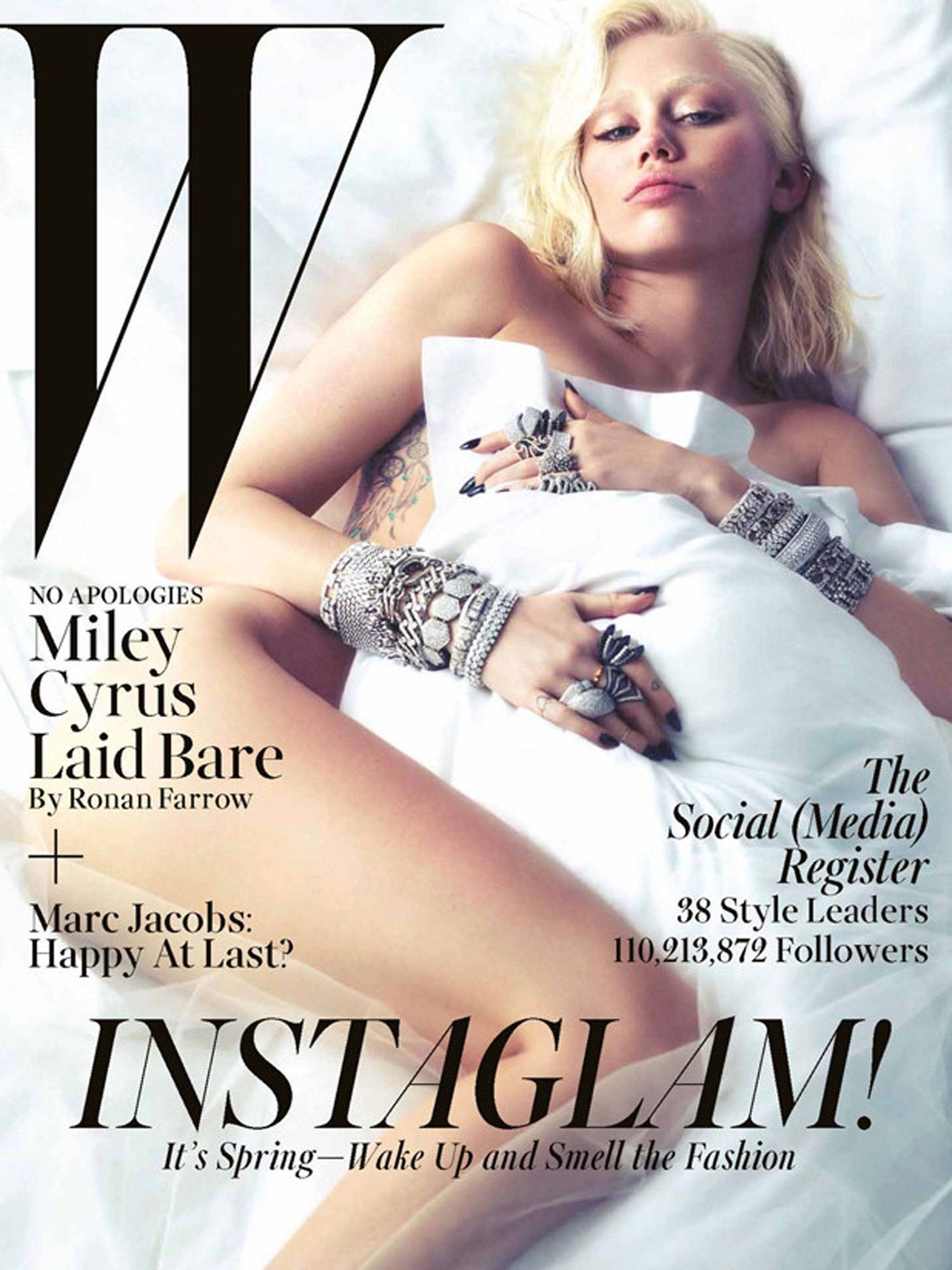 miley cyrus w magazine