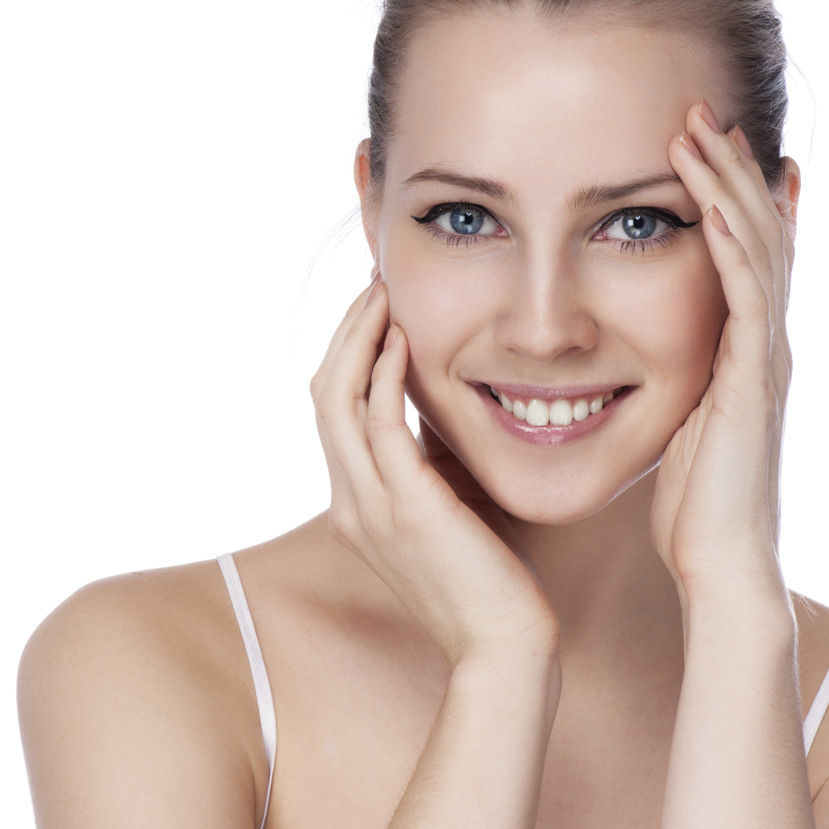 young woman clear skin young woman clear skin