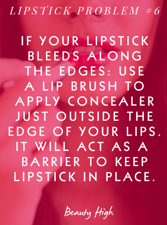 how to keep lipstick from bleeding