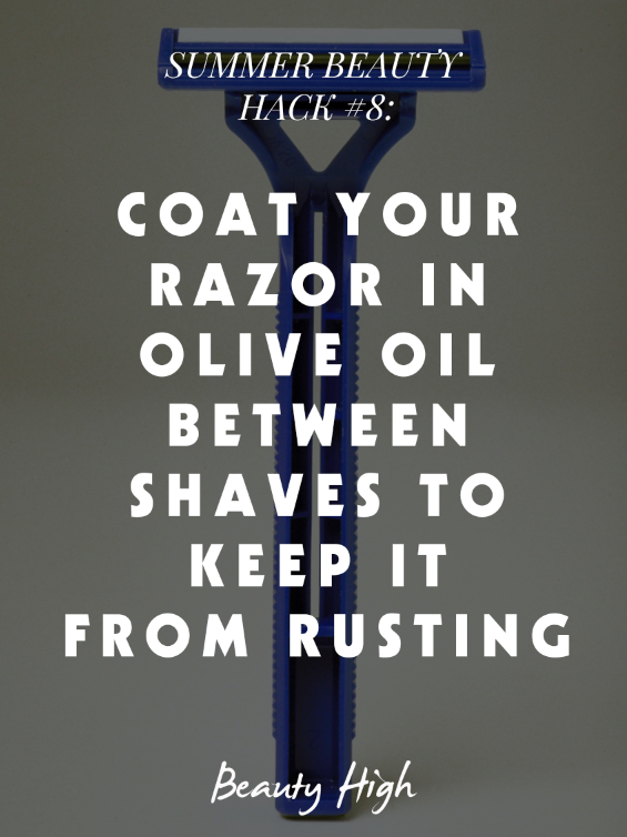 keep razors from rusting