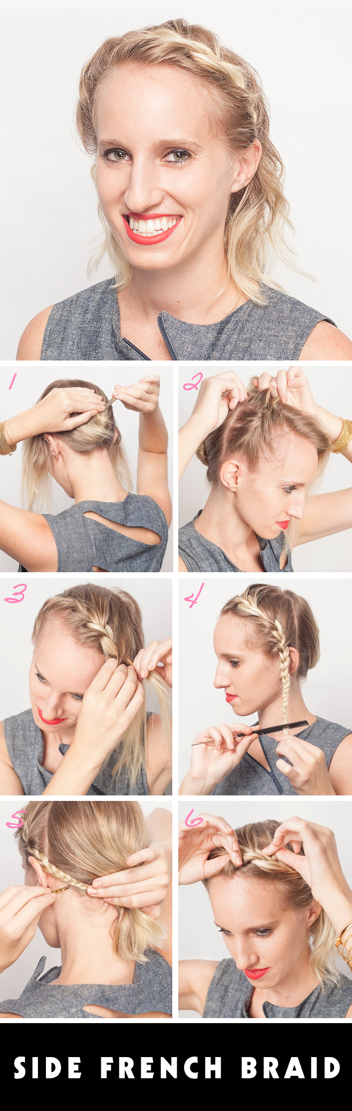 easy french braid tutorial