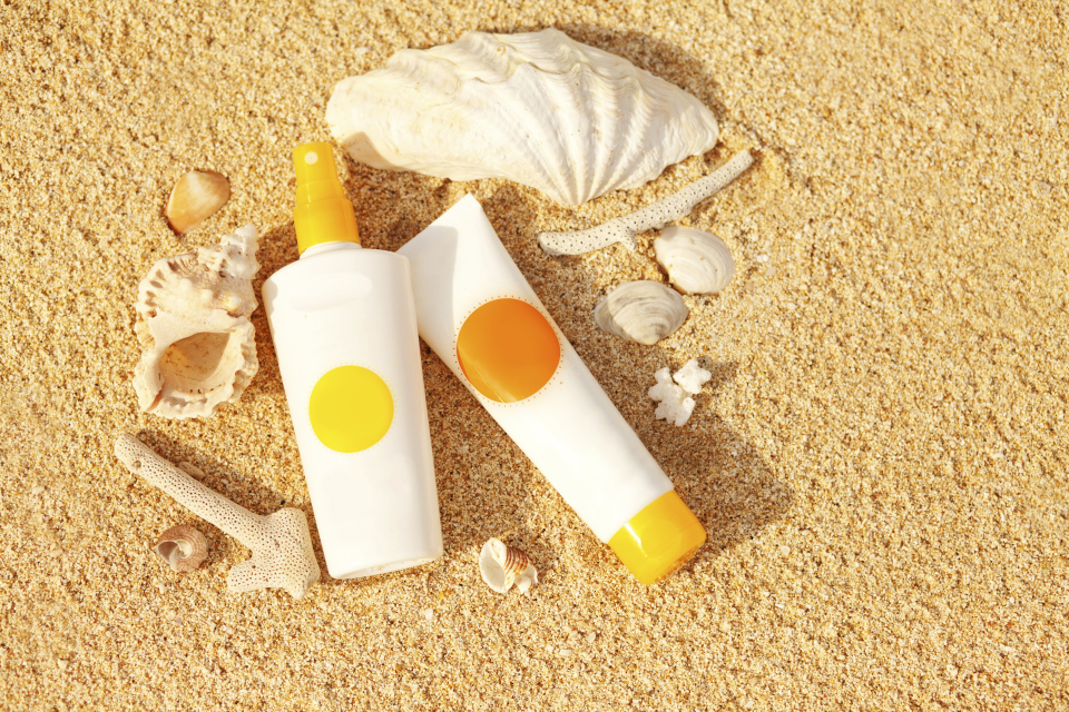 SPF on the sand