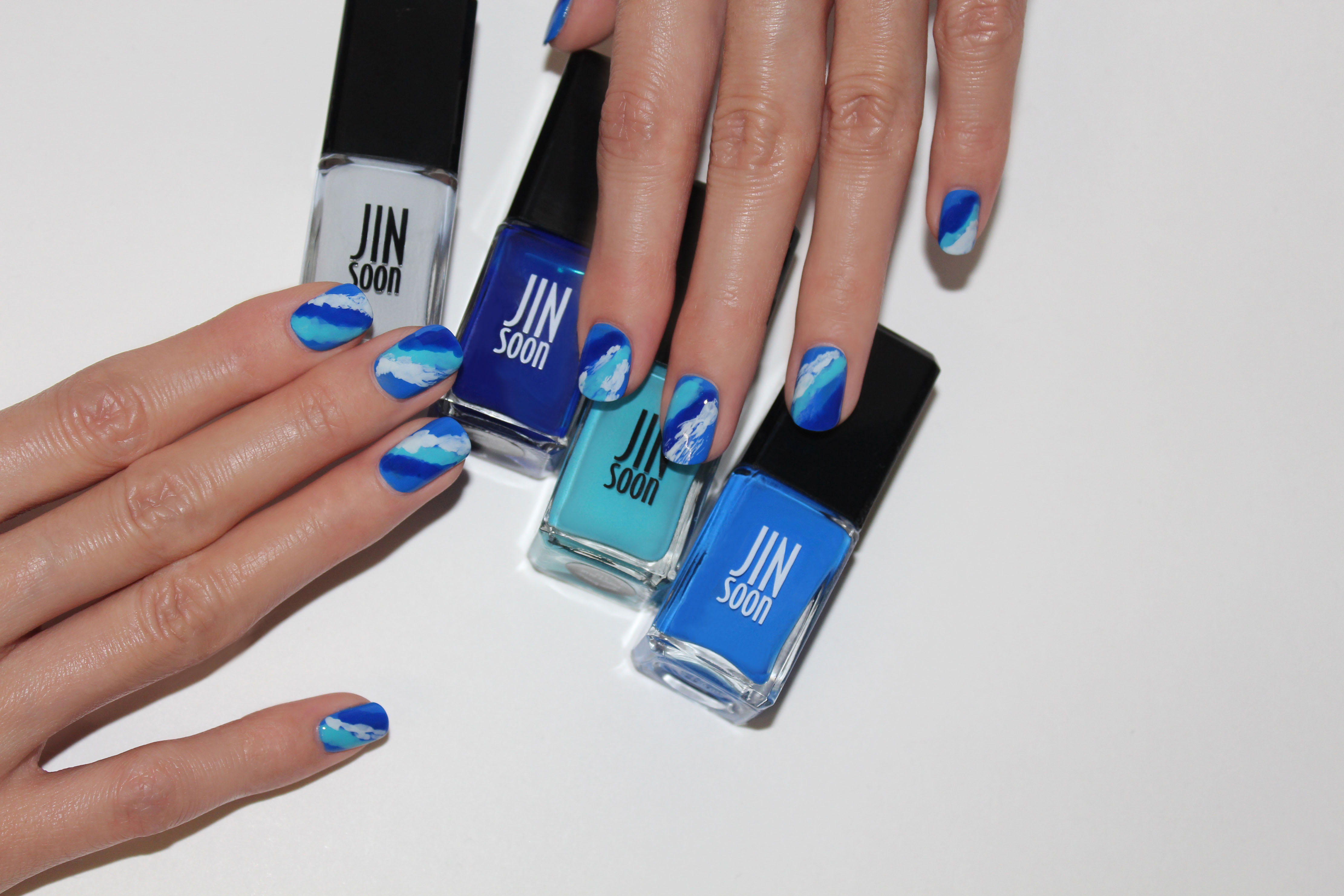 Summer Nail Art Blue Waves From Jin Soon Choi Stylecaster