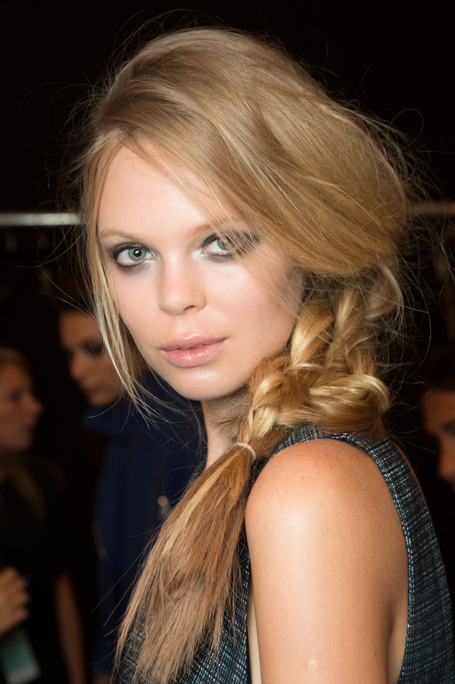 messy side braid messy side braid