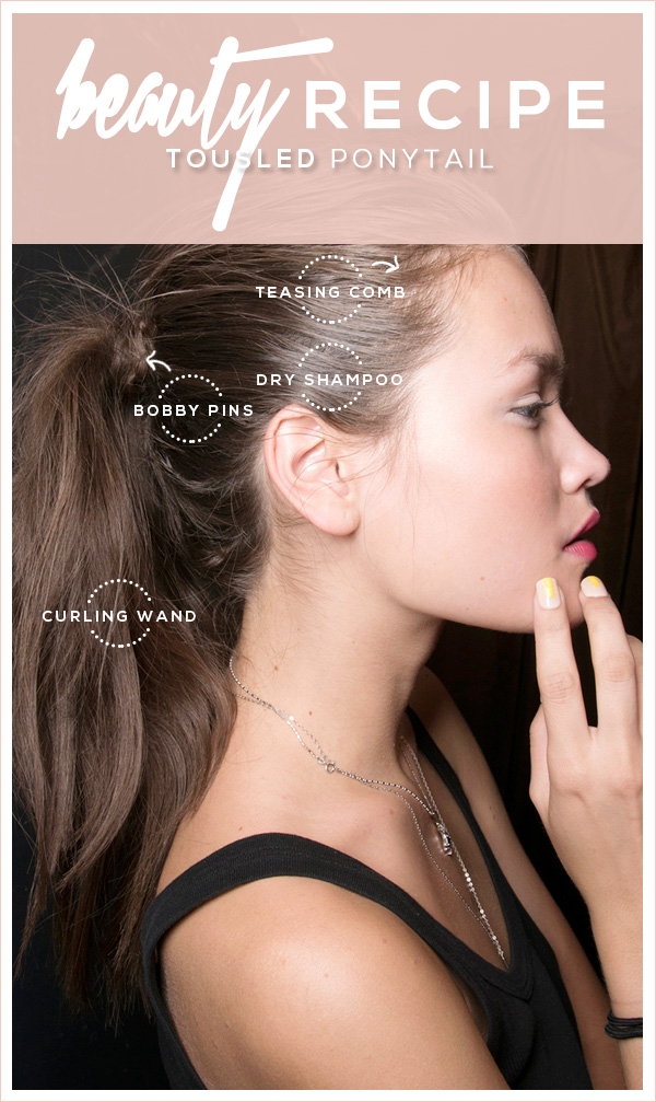 Learn How to Get This Messy Ponytail StyleCaster