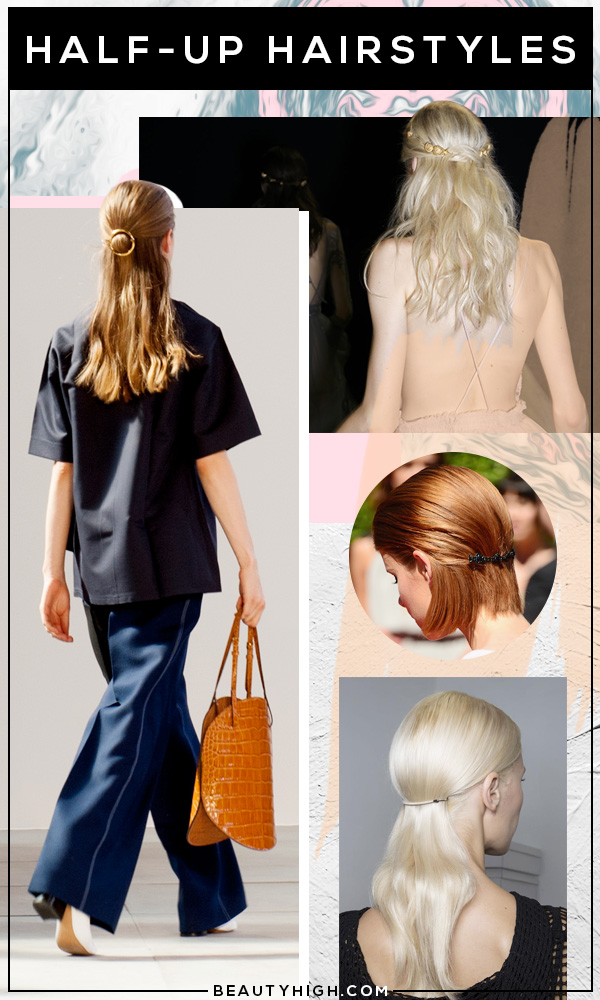 half-up hairstyles