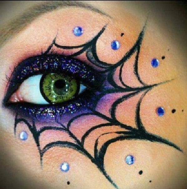 halloween eye makeup