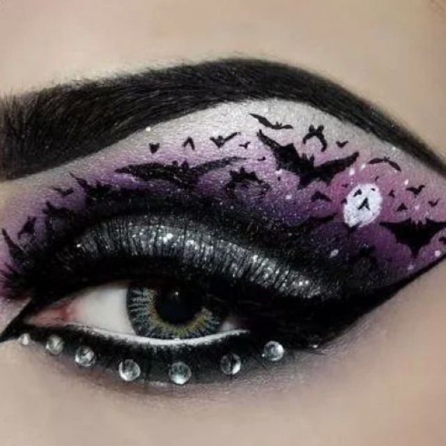 halloween eye makeup