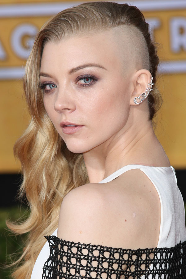 Half Shaved Hair Natalie Dormer 